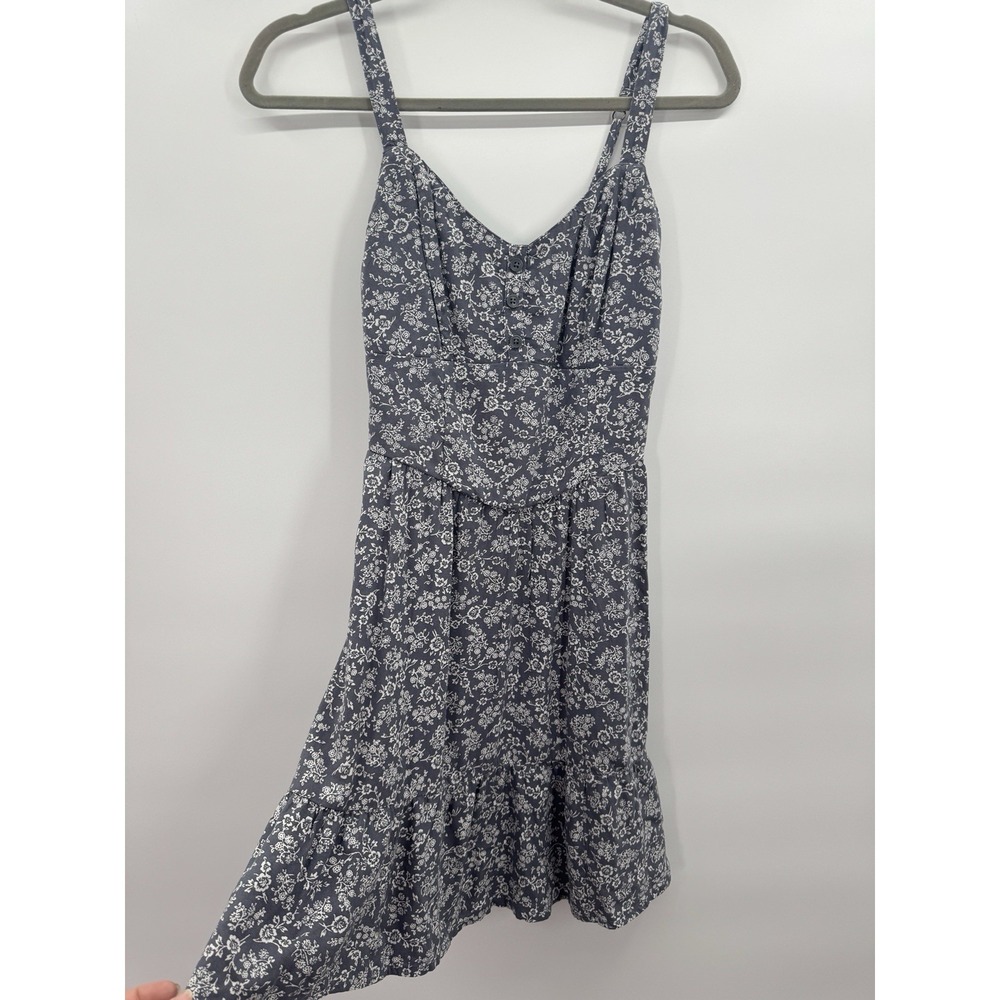 Hollister Small Babydoll Dress Floral Ruffle Cottagecore Fairy Grunge Whimsigoth